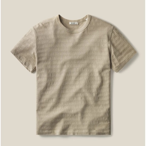 Buck Mason Other - Buck Mason Vintage Jacquard Classic Tee Short Sleeve Crew Neck Light Sage XXL